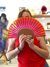 Carica l'immagine nel visualizzatore di Gallery, Abanico - Ventaglio artigianale dipinto a mano