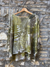 Load image into Gallery viewer, Bea Blouse April - deadstock silk Ecoprint