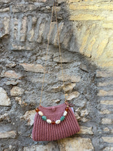 Carica l'immagine nel visualizzatore di Gallery, Borsetta Silvia tracolla - Due Varianti Pistacchio / Cipria