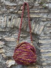 Carica l'immagine nel visualizzatore di Gallery, Borsa Crochet Rafia Multicolore Venus - Uncinetto Fatto a Mano