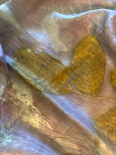 Load image into Gallery viewer, Eco-printed Scarf 55x55 Botanical Edition