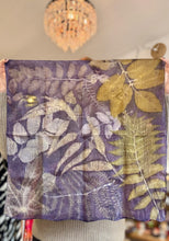 Load image into Gallery viewer, Eco-printed Scarf 55x55 Botanical Edition