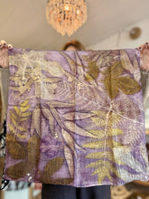 Load image into Gallery viewer, Ecoprint Scarf 90x90 Botanical Edition