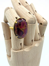 Load image into Gallery viewer, Florence adjustable ring - Semiprecious stones - Bronze
