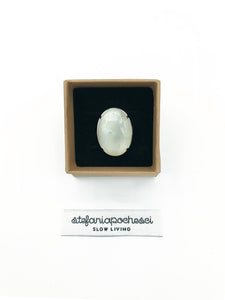 Florence adjustable ring - Semiprecious stones - Silver 925