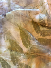 Load image into Gallery viewer, Eco-printed Scarf 55x55 Botanical Edition