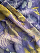 Load image into Gallery viewer, Ecoprint Scarf 90x90 Botanical Edition