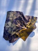 Load image into Gallery viewer, Eco-printed Scarf 55x55 Botanical Edition