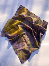 Load image into Gallery viewer, Eco-printed Scarf 55x55 Botanical Edition