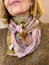 Load image into Gallery viewer, Ecoprint Scarf 90x90 Botanical Edition