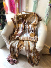 Carica l'immagine nel visualizzatore di Gallery, Kaftano Alma e Pantacampane  - Bambù tinto a mano shibori