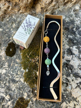 Load image into Gallery viewer, Aromatherapy bookmark and essential oil gift set