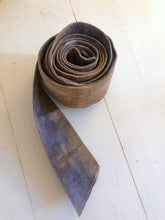 Load image into Gallery viewer, Obi Belt  Woman -Italian Linen - Moka/Caramel