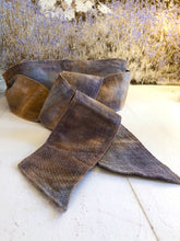 Load image into Gallery viewer, Obi Belt  Woman -Italian Linen - Moka/Caramel