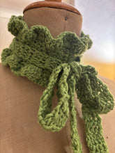 Load image into Gallery viewer, Victoria Mini Scarf Ruffle - Crochet Wool
