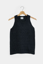 Load image into Gallery viewer, Nada women's lace knit tank top in regenerated cotton jeans