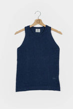 Load image into Gallery viewer, Nada women's lace knit tank top in regenerated cotton jeans