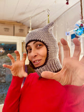 Load image into Gallery viewer, Balaclava Kitty in Alpaca Wool
