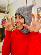 Load image into Gallery viewer, Balaclava Kitty in Alpaca Wool