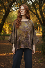 Carica l'immagine nel visualizzatore di Gallery, Blusa Bea Ombra di Bosco - Pantaloni tinta unita