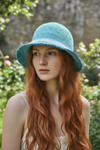 Carica l'immagine nel visualizzatore di Gallery, Cappello Cloche Brigitte Aqua - Hero BR-CR-Aqua2