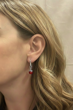 Carica l'immagine nel visualizzatore di Gallery, Orecchini Astra Agata Rossa - pietra realistica