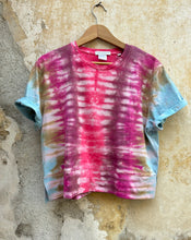 Carica l'immagine nel visualizzatore di Gallery, T-Shirt  maniche corte - Tinta a mano - Shibori