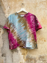 Carica l'immagine nel visualizzatore di Gallery, T-Shirt  maniche corte - Tinta a mano - Shibori