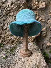 Load image into Gallery viewer, Folding Cloche Brigitte Sun Hat - Regenerated Cotton