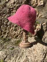 Carica l'immagine nel visualizzatore di Gallery, Cappello da Sole Cloche Brigitte Falda Larga pieghevole - Juta Naturale