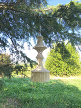 Load image into Gallery viewer, Boho Crochet Decorative Lamp - Handmade from Recycled Cotton