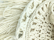Load image into Gallery viewer, Boho crochet decorative lamp - recycled cotton