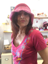 Load image into Gallery viewer, Folding Cloche Brigitte Sun Hat - Regenerated Cotton