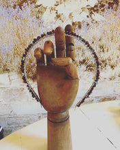 Load image into Gallery viewer, Cosmic Energy Jewel Headpiece Garnet stone