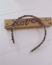 Load image into Gallery viewer, Cosmic Energy Jewel Headpiece Garnet stone