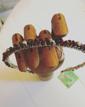 Load image into Gallery viewer, Cosmic Energy Jewel Headpiece Garnet stone