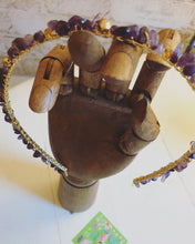 Load image into Gallery viewer, Cosmic Energy Jewel Headpiece - Amethyst