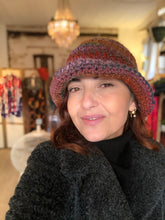 Load image into Gallery viewer, Folding Wool Cloche - multicolor