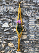 Load image into Gallery viewer, Eco-friendly handmade Macramé plant hanger Orchids