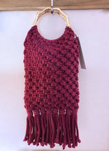 Carica l'immagine nel visualizzatore di Gallery, Borsetta Boho Macramè Calipso - Cotone Rigenerato Made in Italy