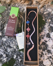 Load image into Gallery viewer, Aromatherapy bookmark and essential oil gift set

