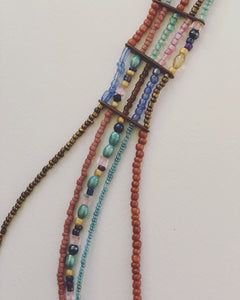 "Aria" Long Necklace - Glass Beads