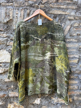 Load image into Gallery viewer, Bea Blouse April - deadstock silk Ecoprint
