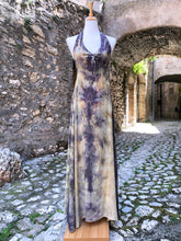 Load image into Gallery viewer, Splendore long dress - Ecoprint and vegetable dye
