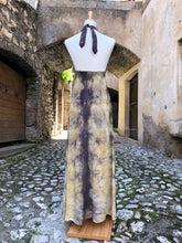 Load image into Gallery viewer, Splendore long dress - Ecoprint and vegetable dye
