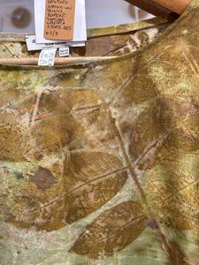 Blusa Bea -  seta deadstock Ecoprint