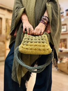 Bolso Baúl Crochet Mina