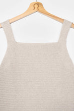 Load image into Gallery viewer, Wide shoulder regenerated cotton tank top Sole

