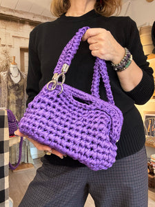 Borsa Bauletto Crochet Emma