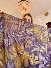 Load image into Gallery viewer, Ecoprint Scarf 90x90 Botanical Edition
